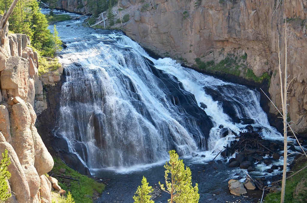 Gibbon Falls waterfall