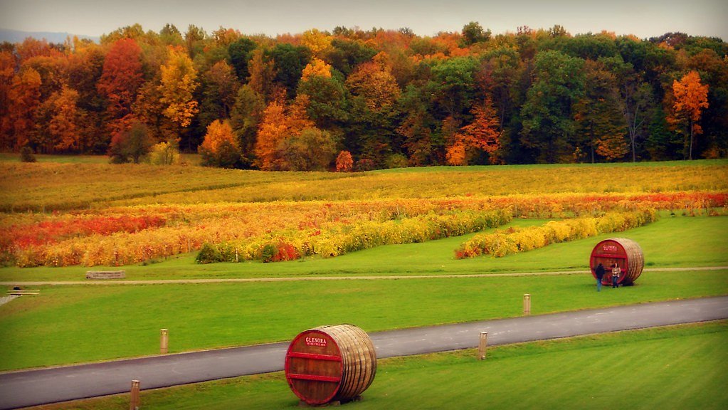 Glenora Falls waterfall