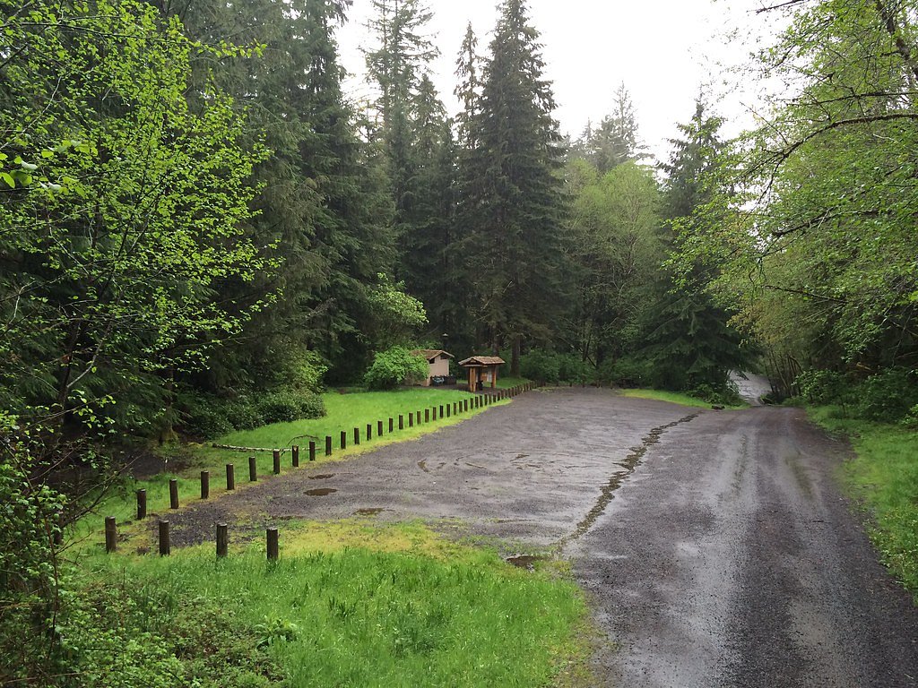 Gnat Creek Falls waterfall