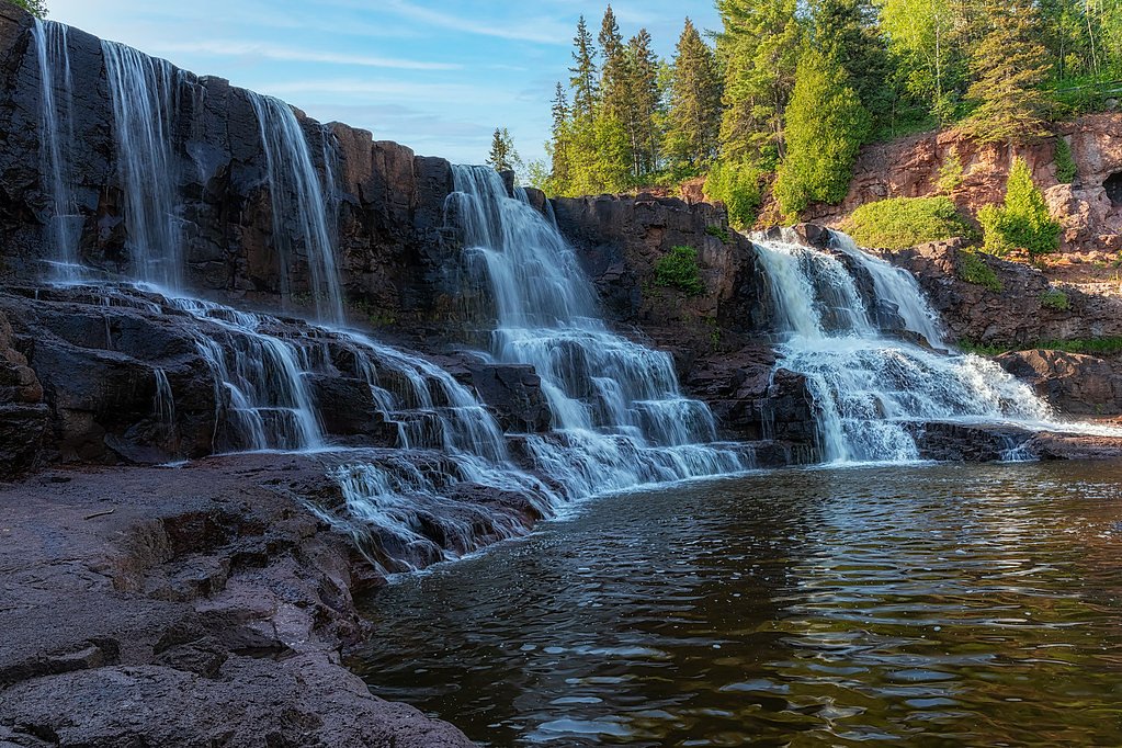Gooseberry Falls waterfall