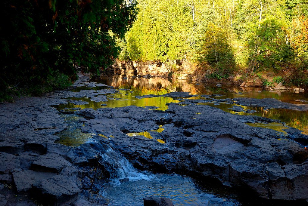 Gooseberry Falls waterfall