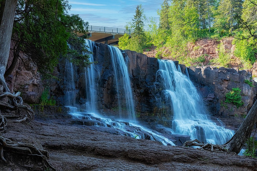 Gooseberry Falls waterfall