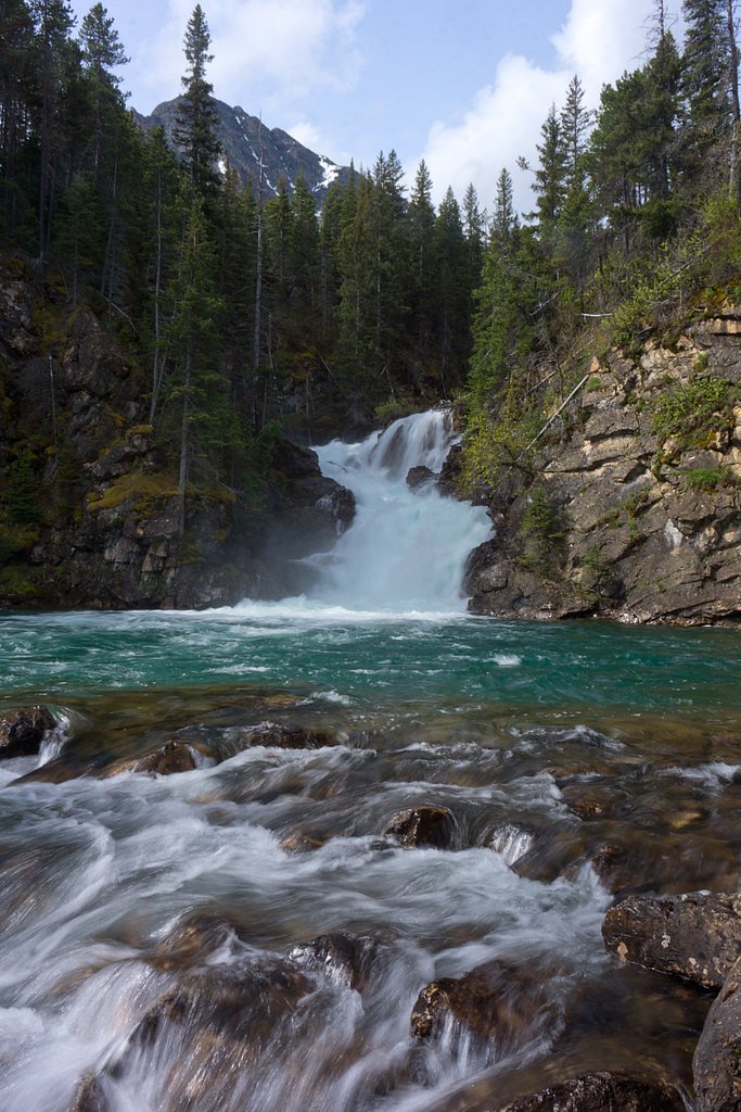 Gros Ventre Falls waterfall