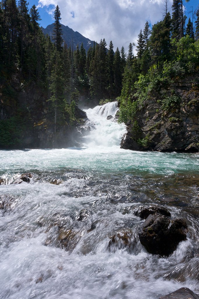 Gros Ventre Falls waterfall