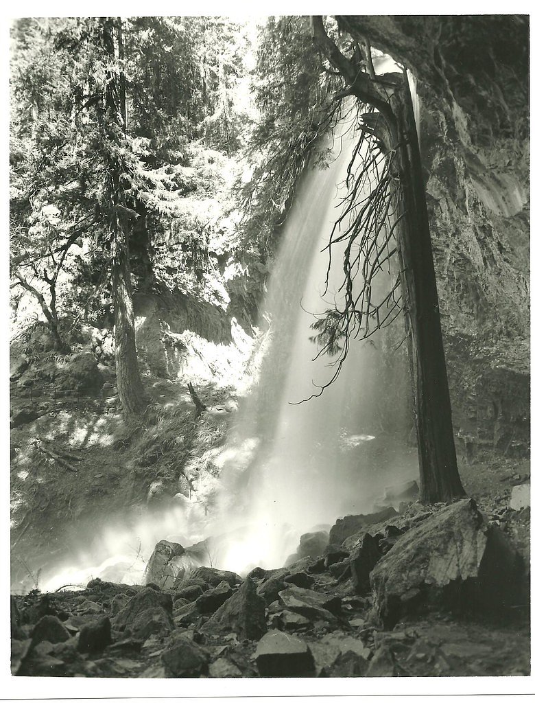 Grotto Falls waterfall