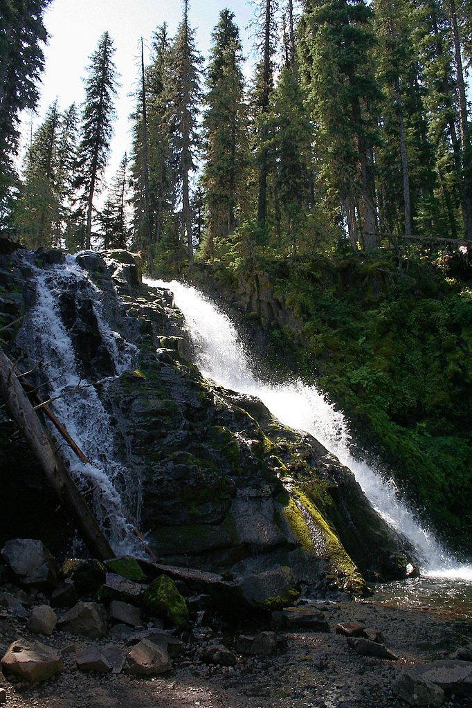 Grotto Falls waterfall