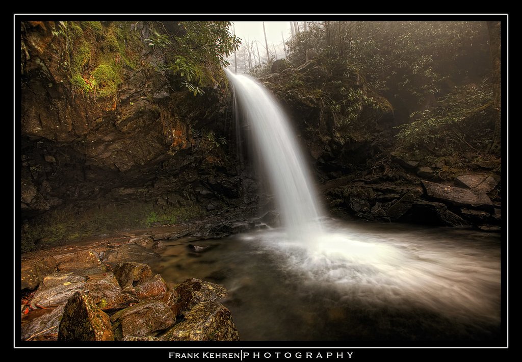 Grotto Falls waterfall