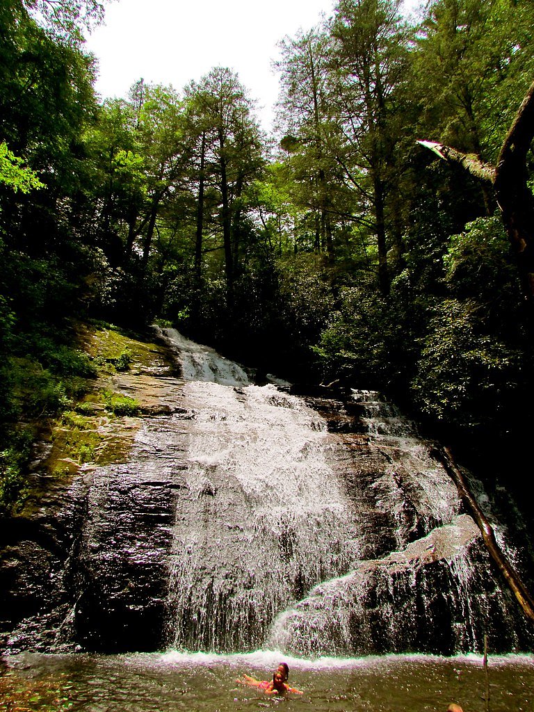 Helton Creek Falls waterfall