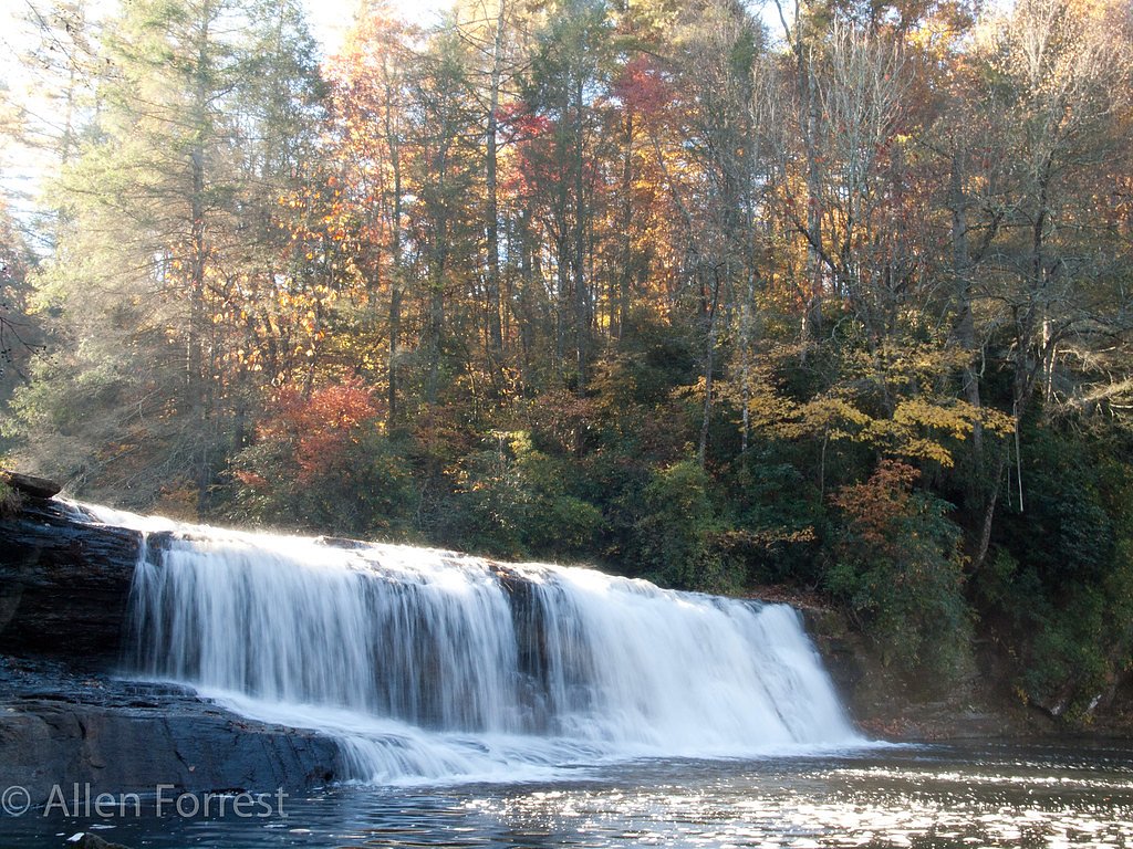 Hooker Falls waterfall