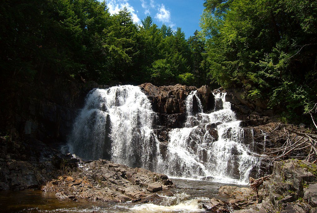 Houston Brook Falls waterfall