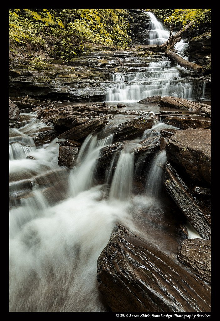 Huron Falls waterfall
