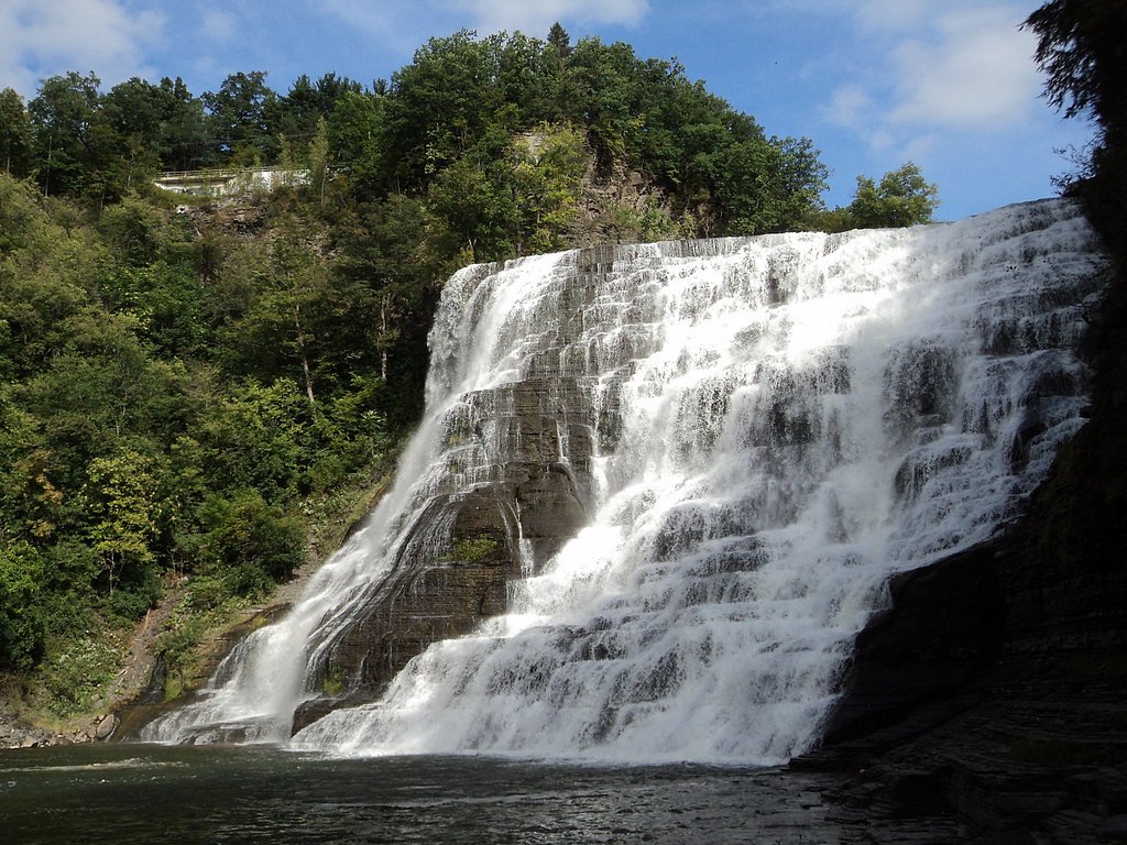 Ithaca Falls waterfall