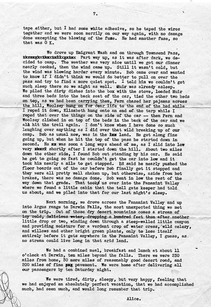 Johnson Creek Falls waterfall