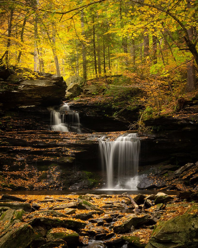 Kitchen Creek Falls waterfall
