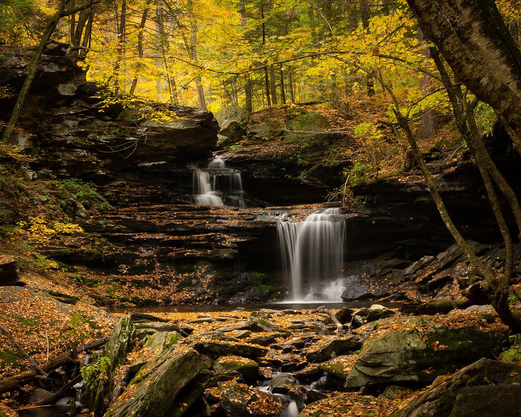 Kitchen Creek Falls waterfall