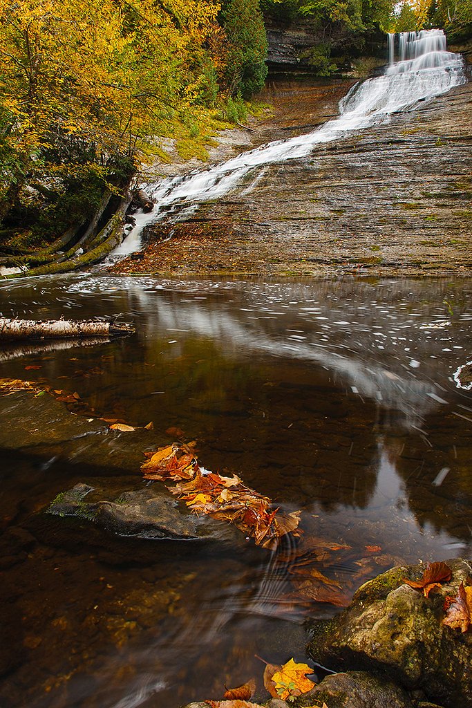 Laughing Whitefish Falls waterfall