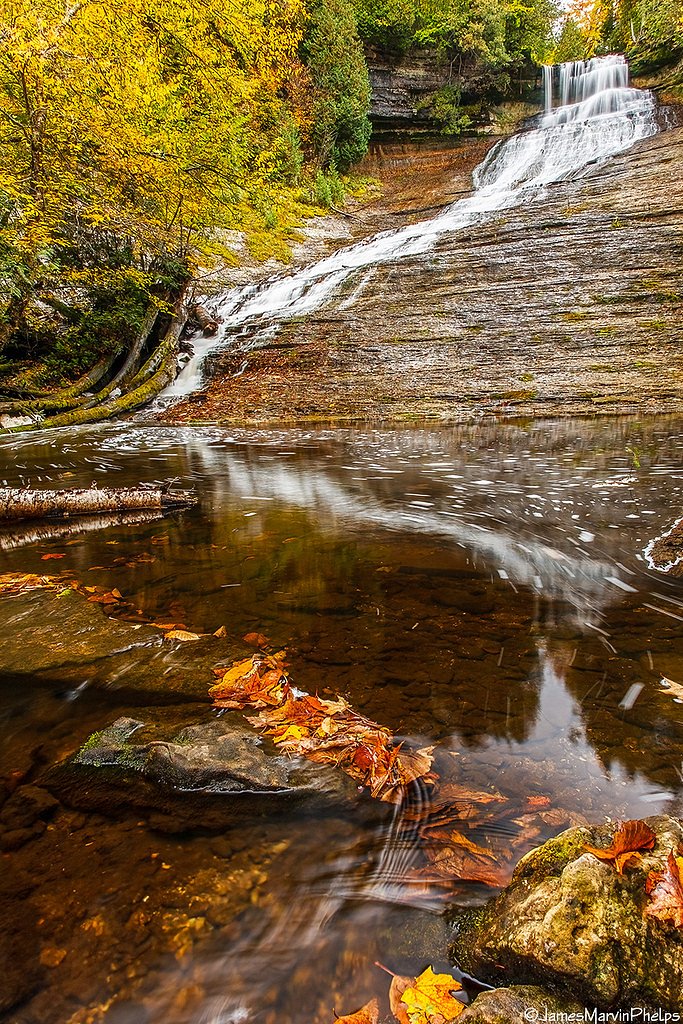 Laughing Whitefish Falls waterfall