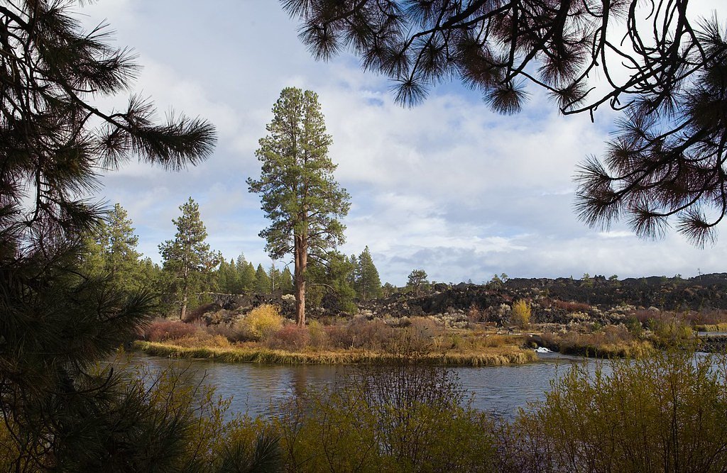 Lava Island Falls waterfall