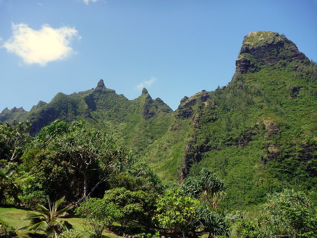 Limahuli Falls waterfall