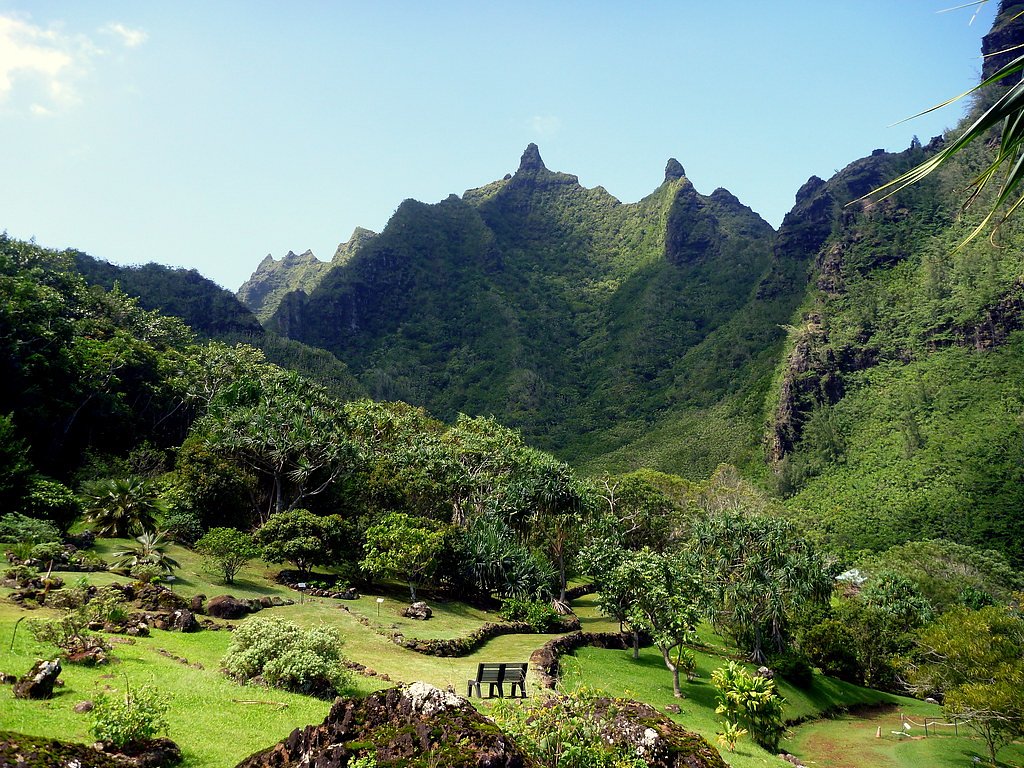 Limahuli Falls waterfall