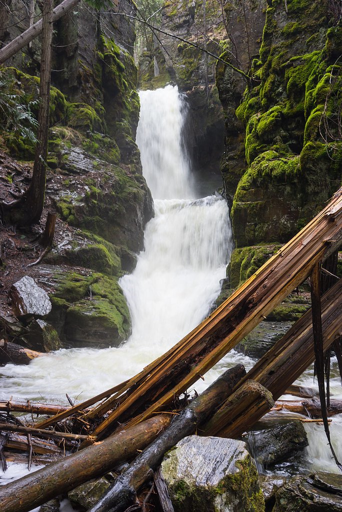 Little North Fork Falls waterfall