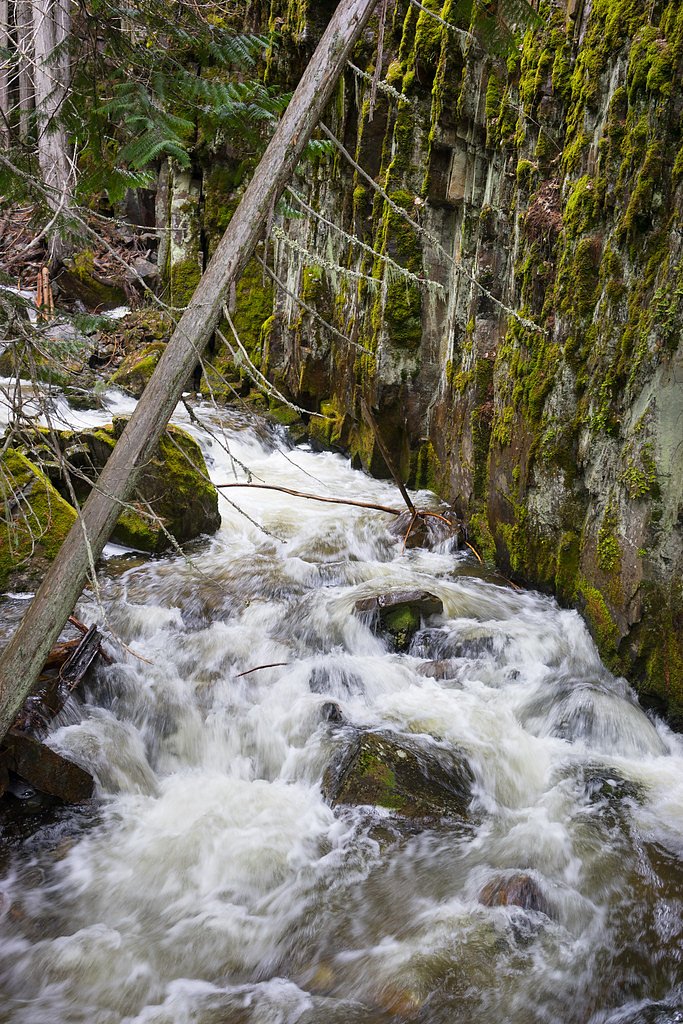 Little North Fork Falls waterfall