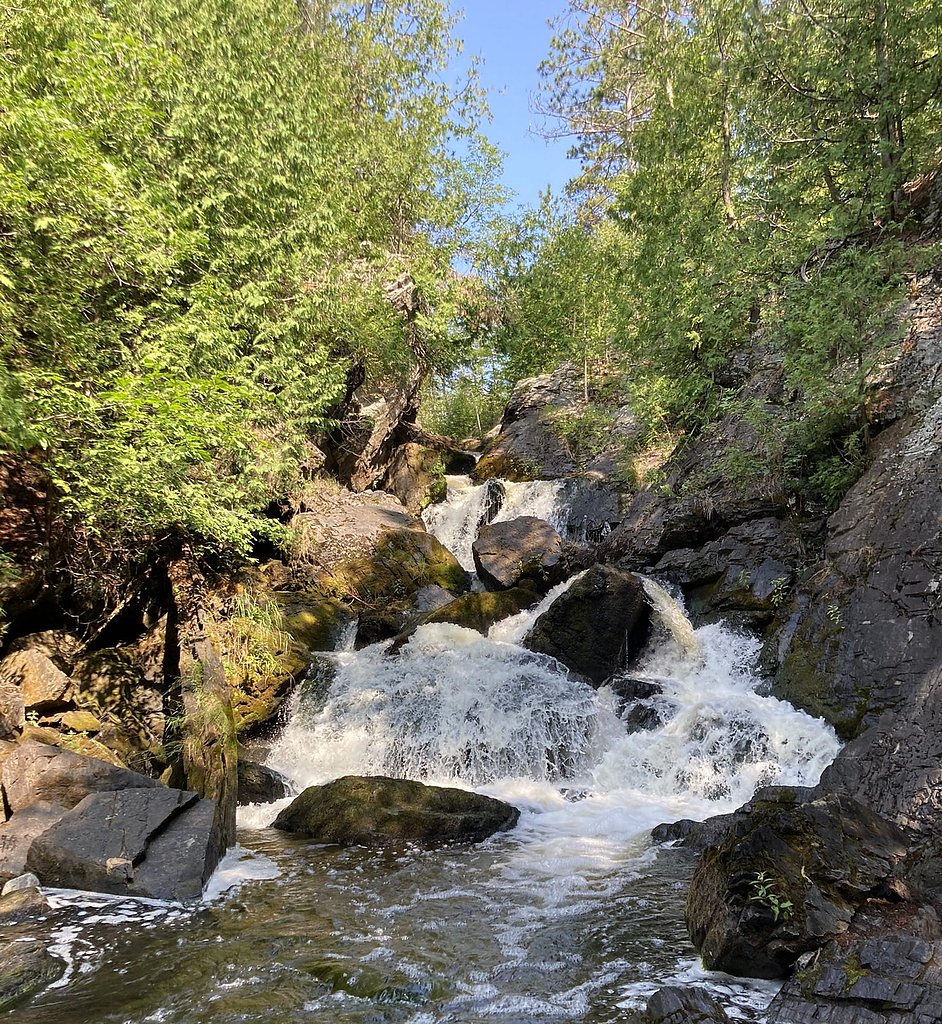 Long Slide Falls waterfall