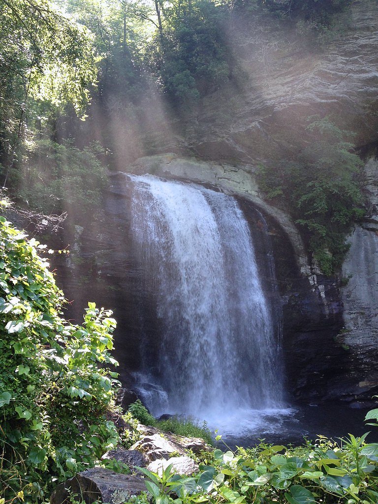 Looking Glass Falls waterfall
