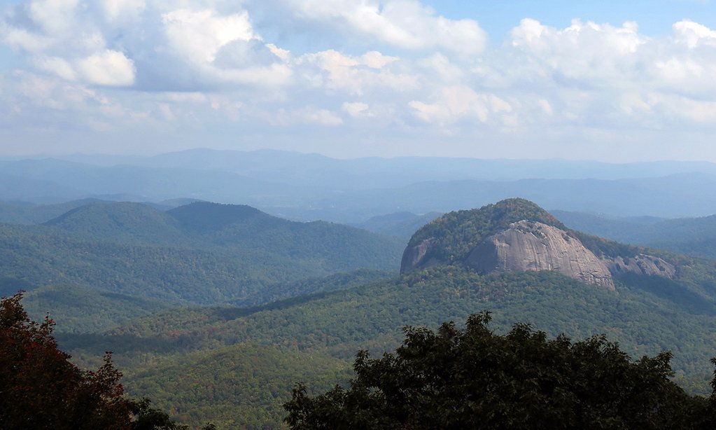 Looking Glass Falls waterfall