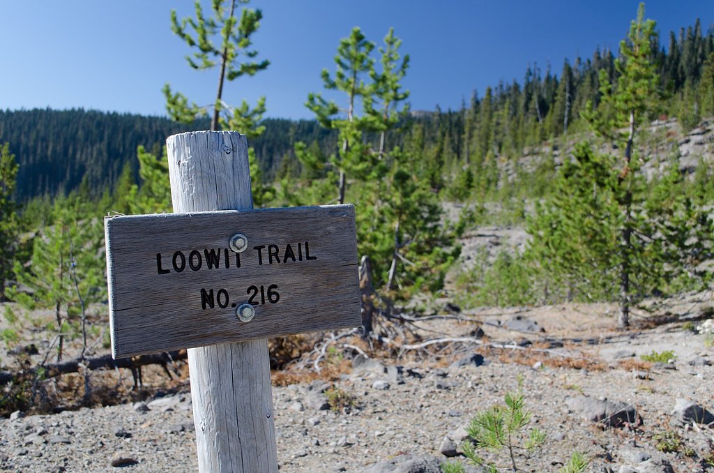 Loowit Falls waterfall