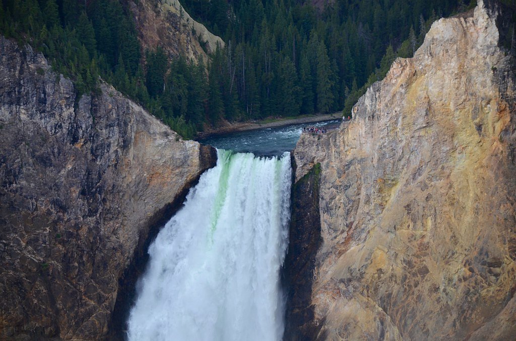 Lower Falls of the Yellowstone River waterfall
