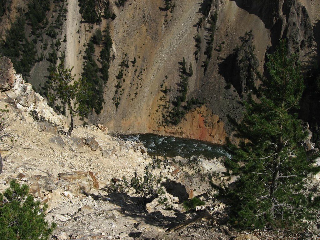 Lower Falls of the Yellowstone River waterfall