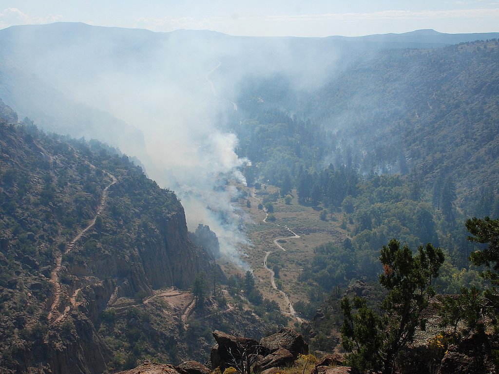 Lower Frijoles Falls waterfall