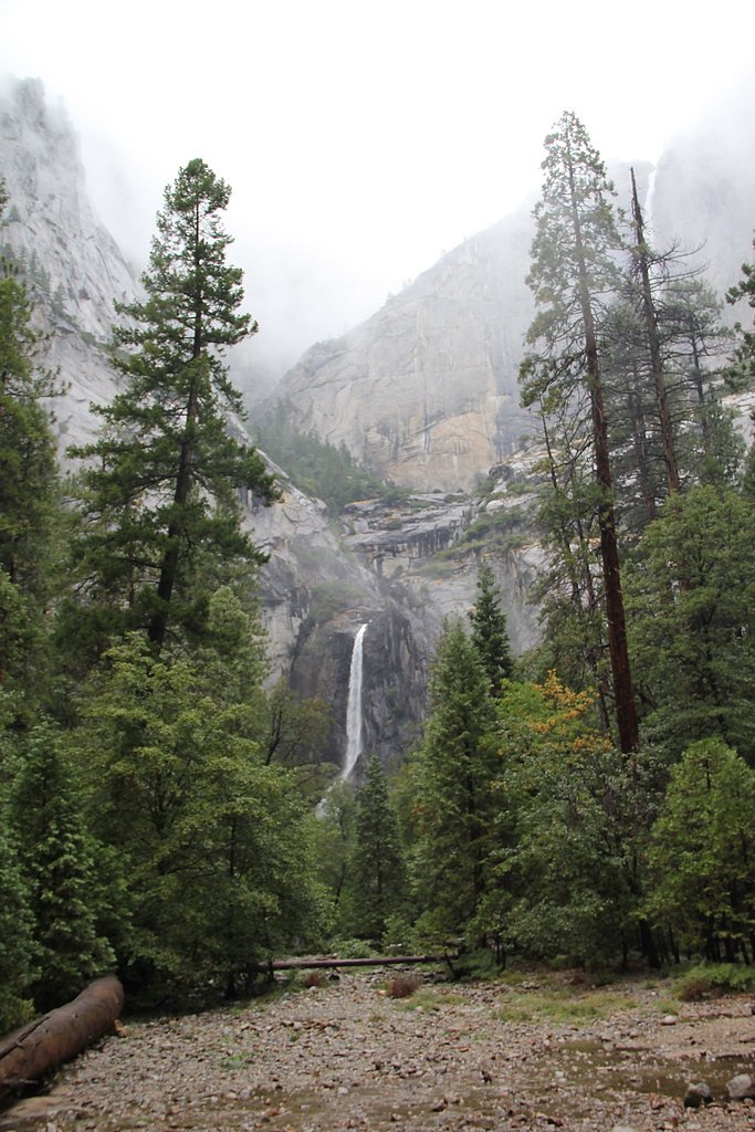 Lower Yosemite Fall waterfall