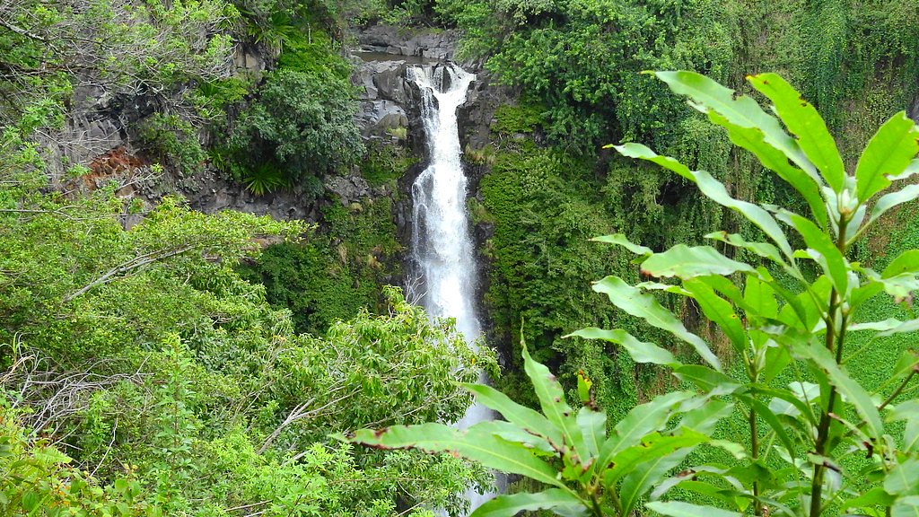 Makahiku Falls waterfall