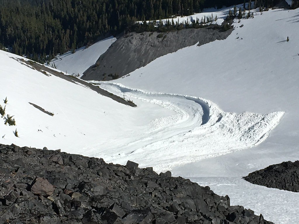 Mazama Falls waterfall