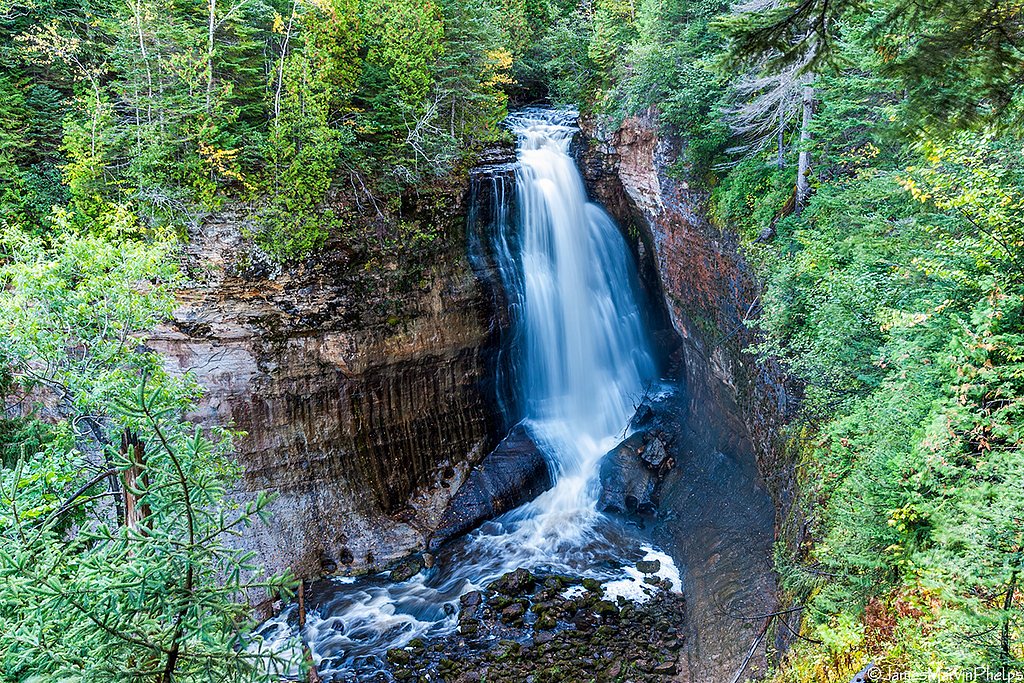Miners Falls waterfall