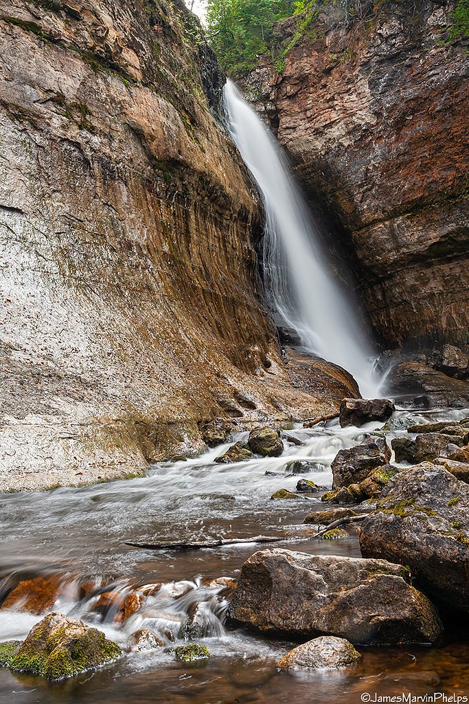 Miners Falls waterfall