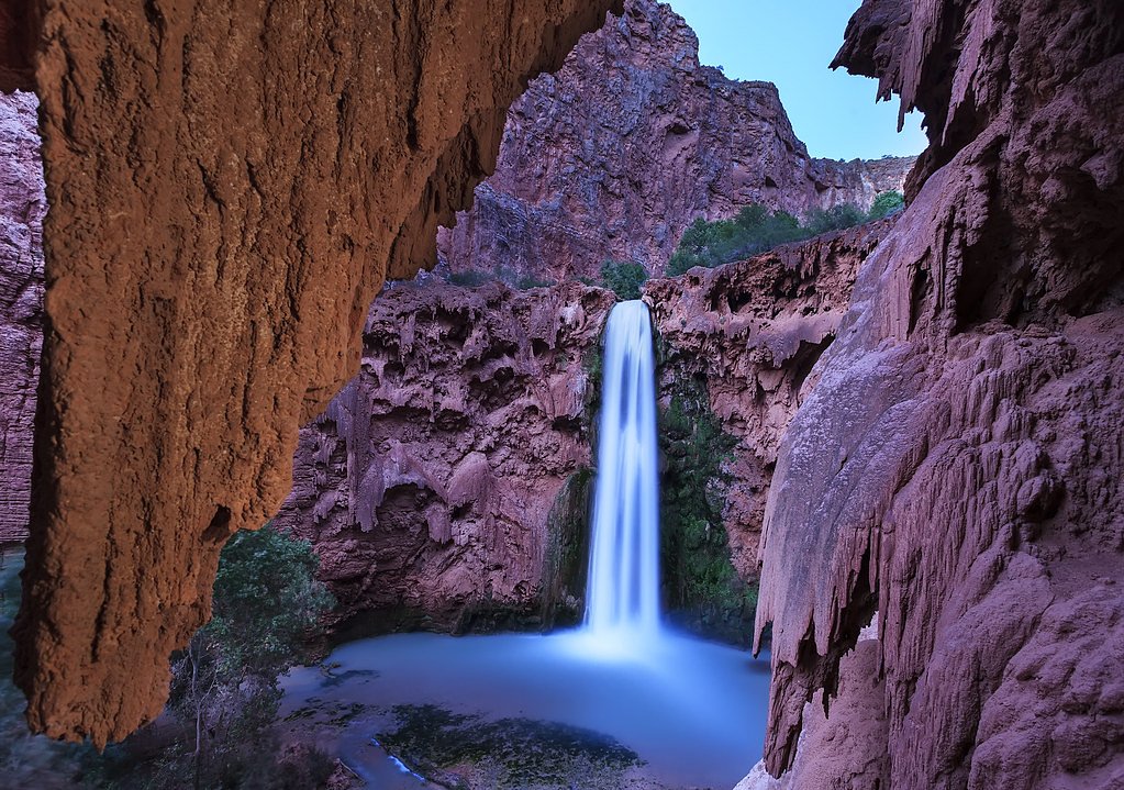 Mooney Falls waterfall