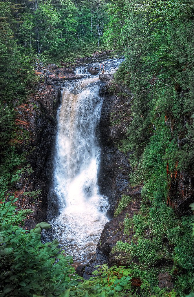 Moxie Falls waterfall