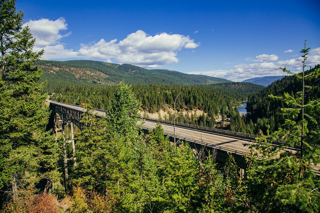 Moyie Falls waterfall