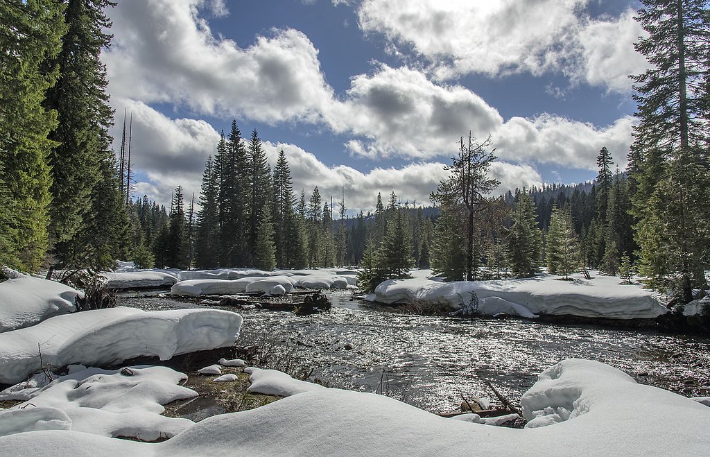 Muir Creek Falls waterfall