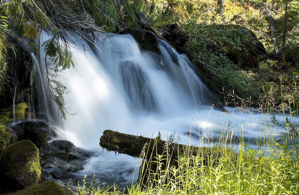 Muir Creek Falls waterfall