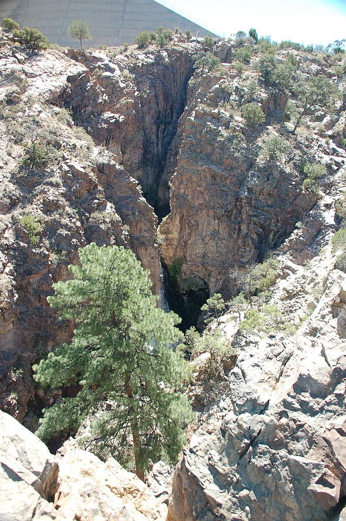Nambe Falls waterfall