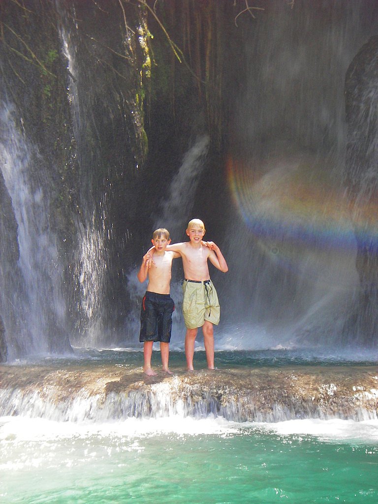Navajo Falls waterfall