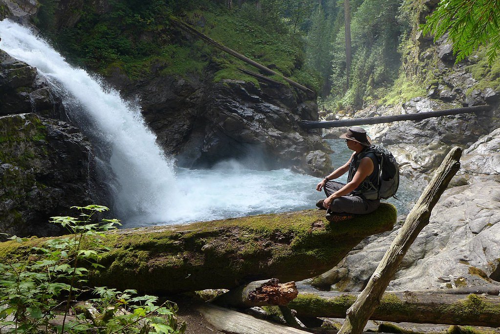 North Fork Falls waterfall