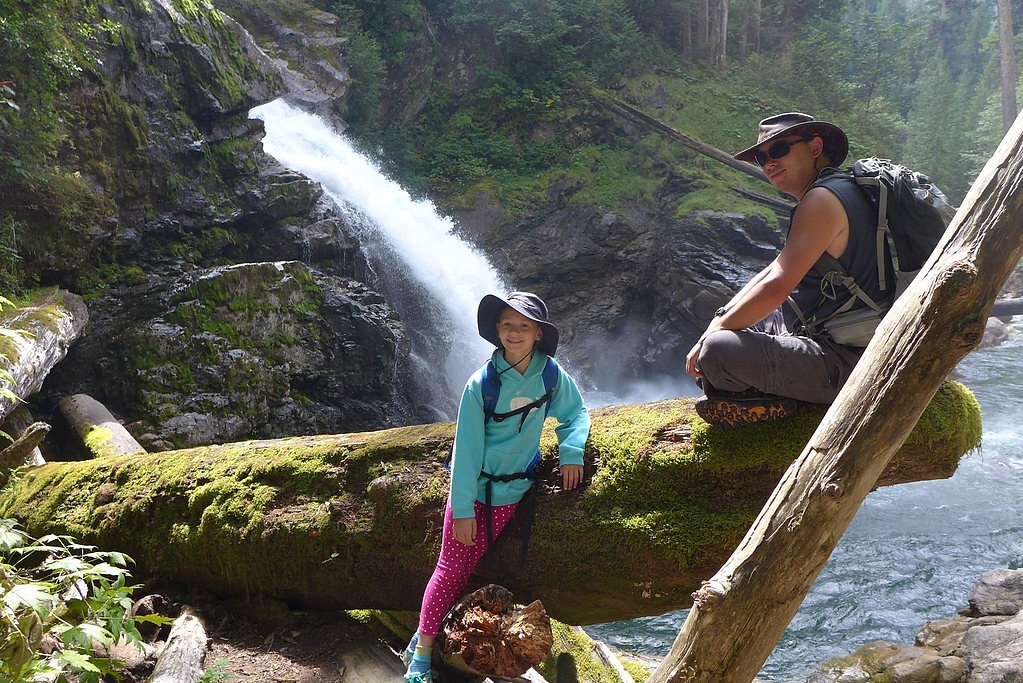 North Fork Falls waterfall