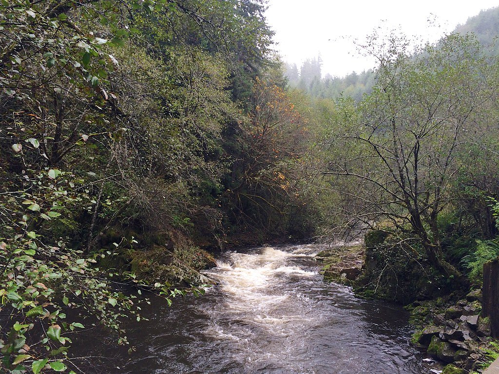 North Fork Falls waterfall