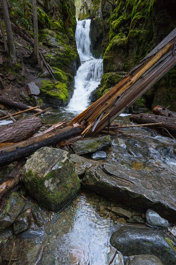 North Fork Falls waterfall