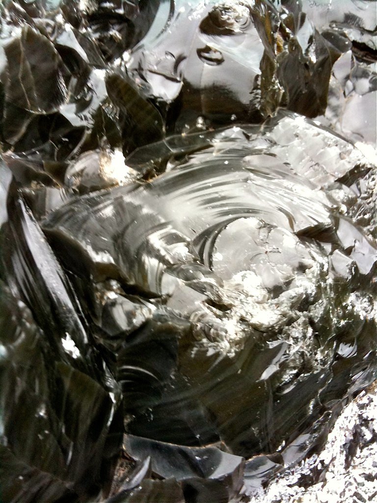 Obsidian Falls waterfall